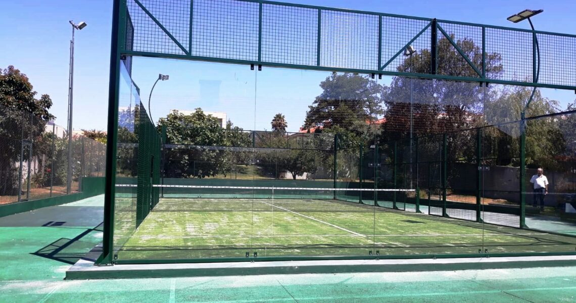 Panorámica pista padel gaia